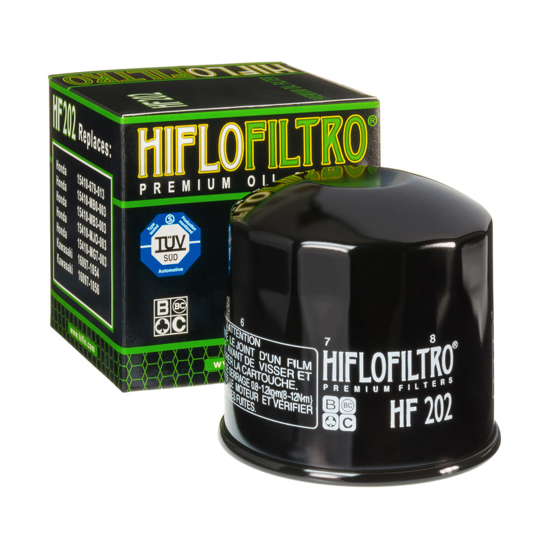 HIFLO HF202 Oil Filter Fits Many Honda - Kawasaki - Motorcycles